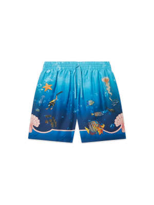 Fond Marin Silk Shorts