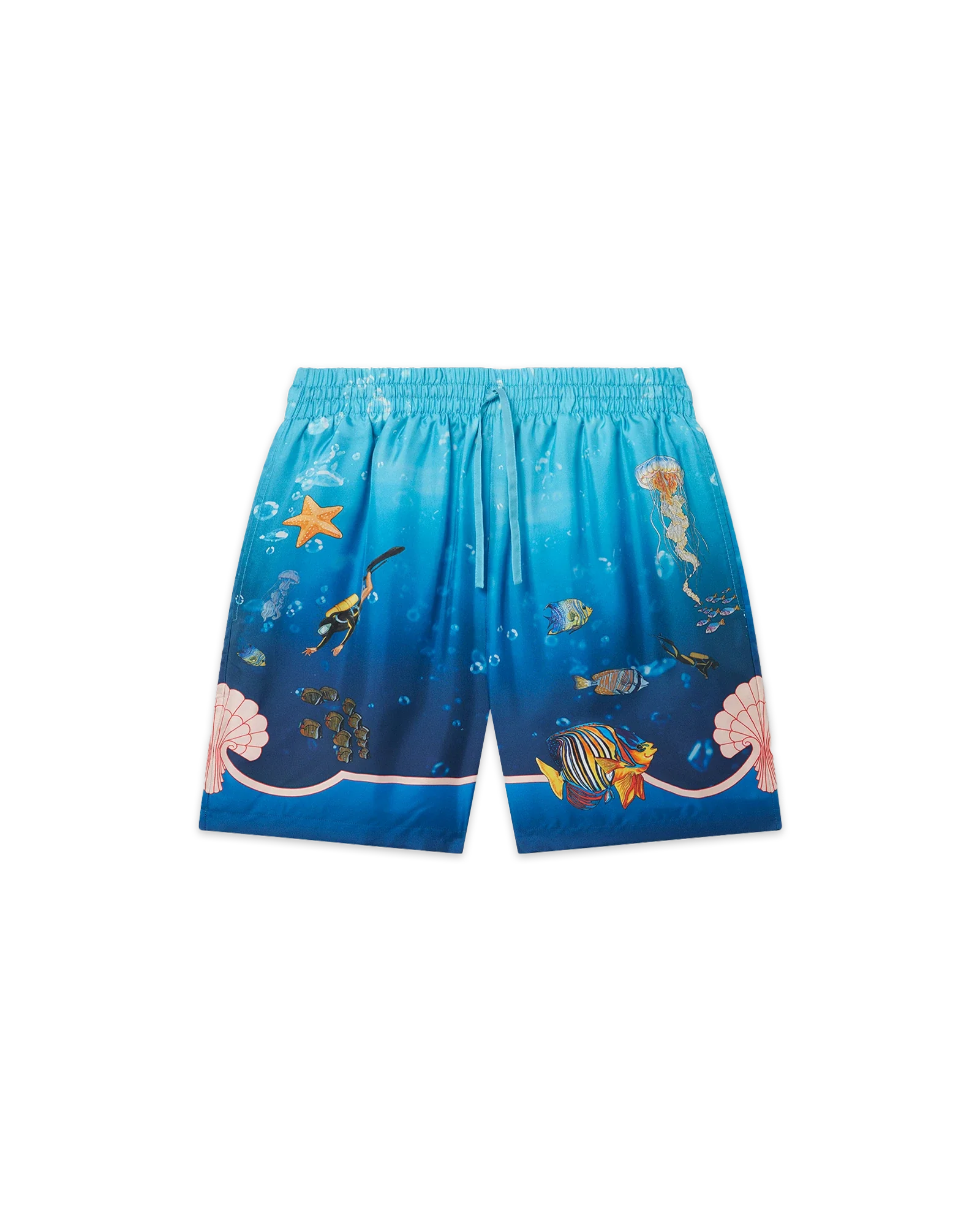 Fond Marin Silk Shorts