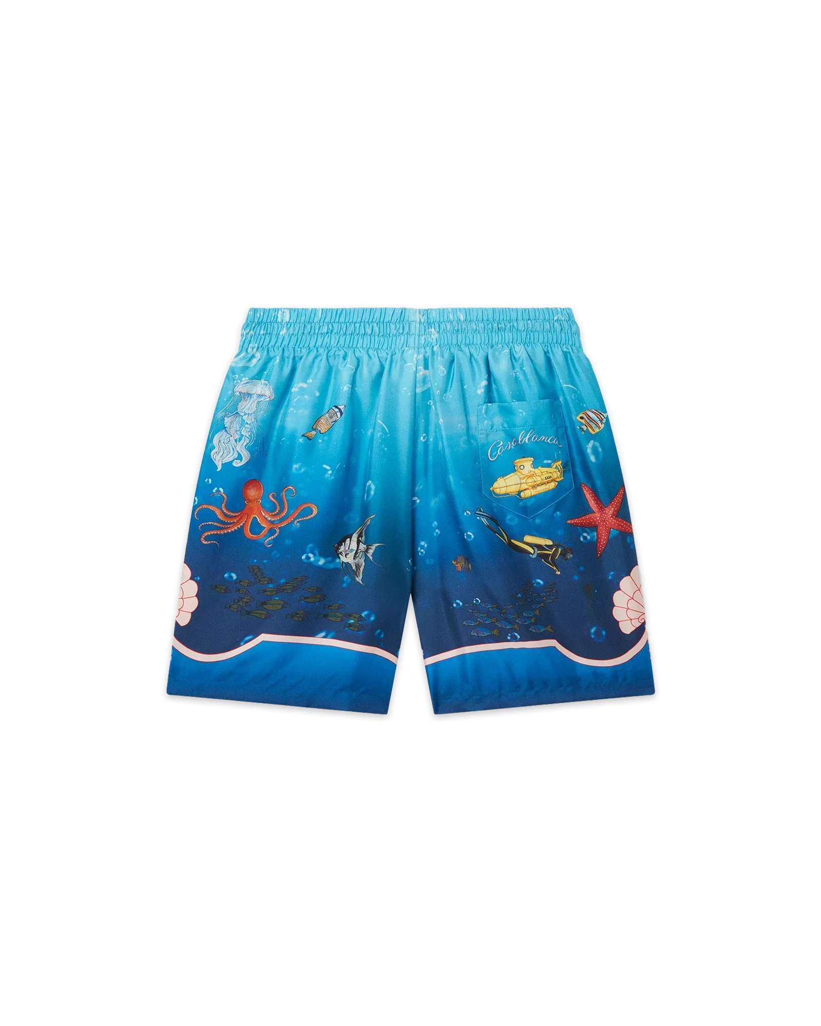 Fond Marin Silk Shorts - 图片 2