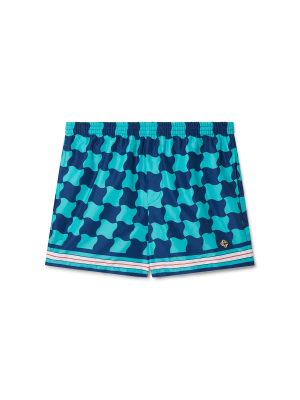 Pool Tile Swim Trunks