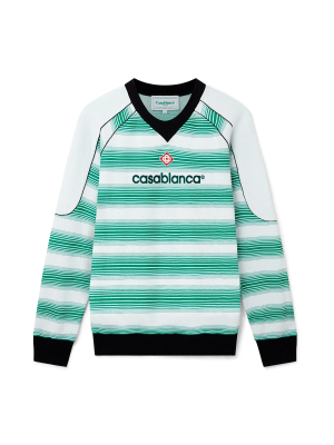 Gradient Stripe Sweatshirt