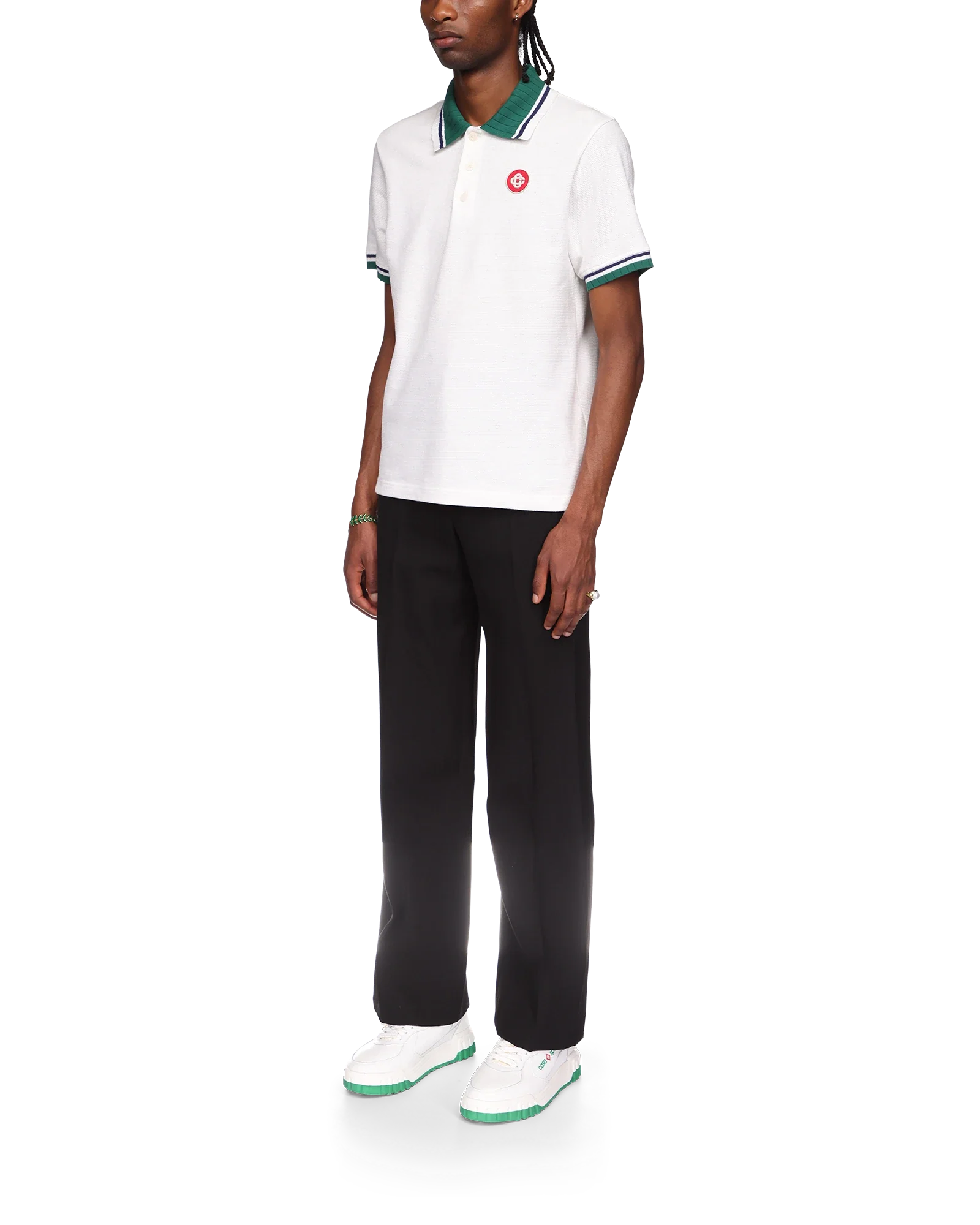 Pique Polo Shirt - 图片 3