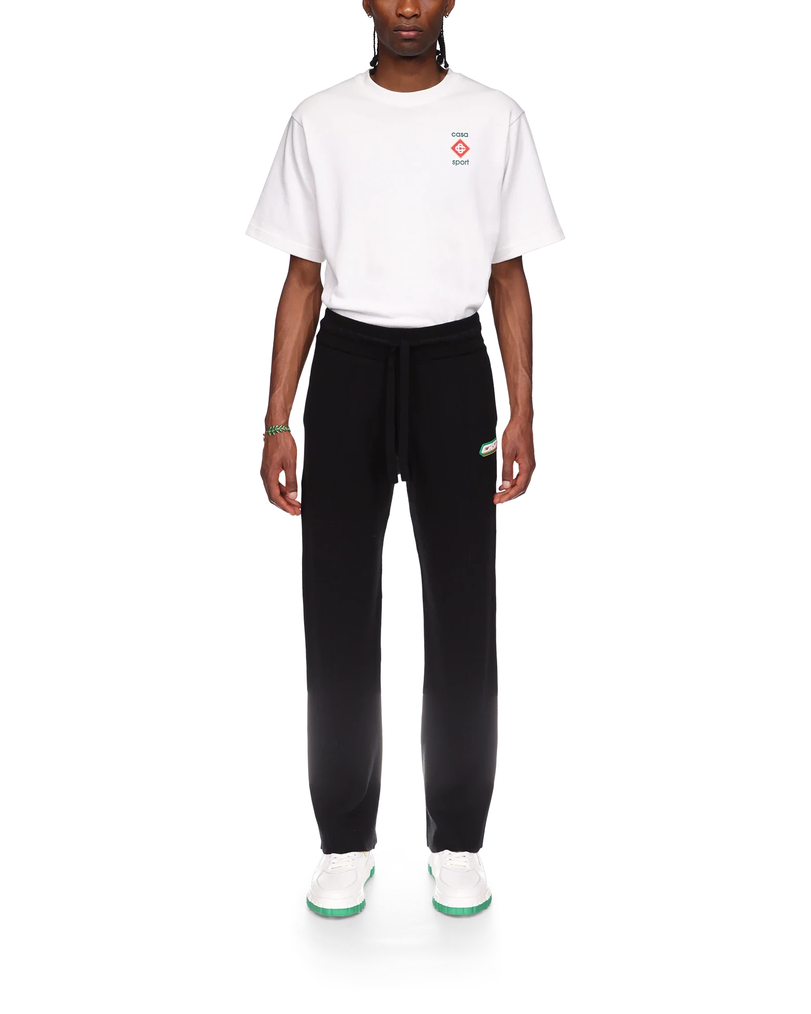 Rib Effect Trousers - 图片 2