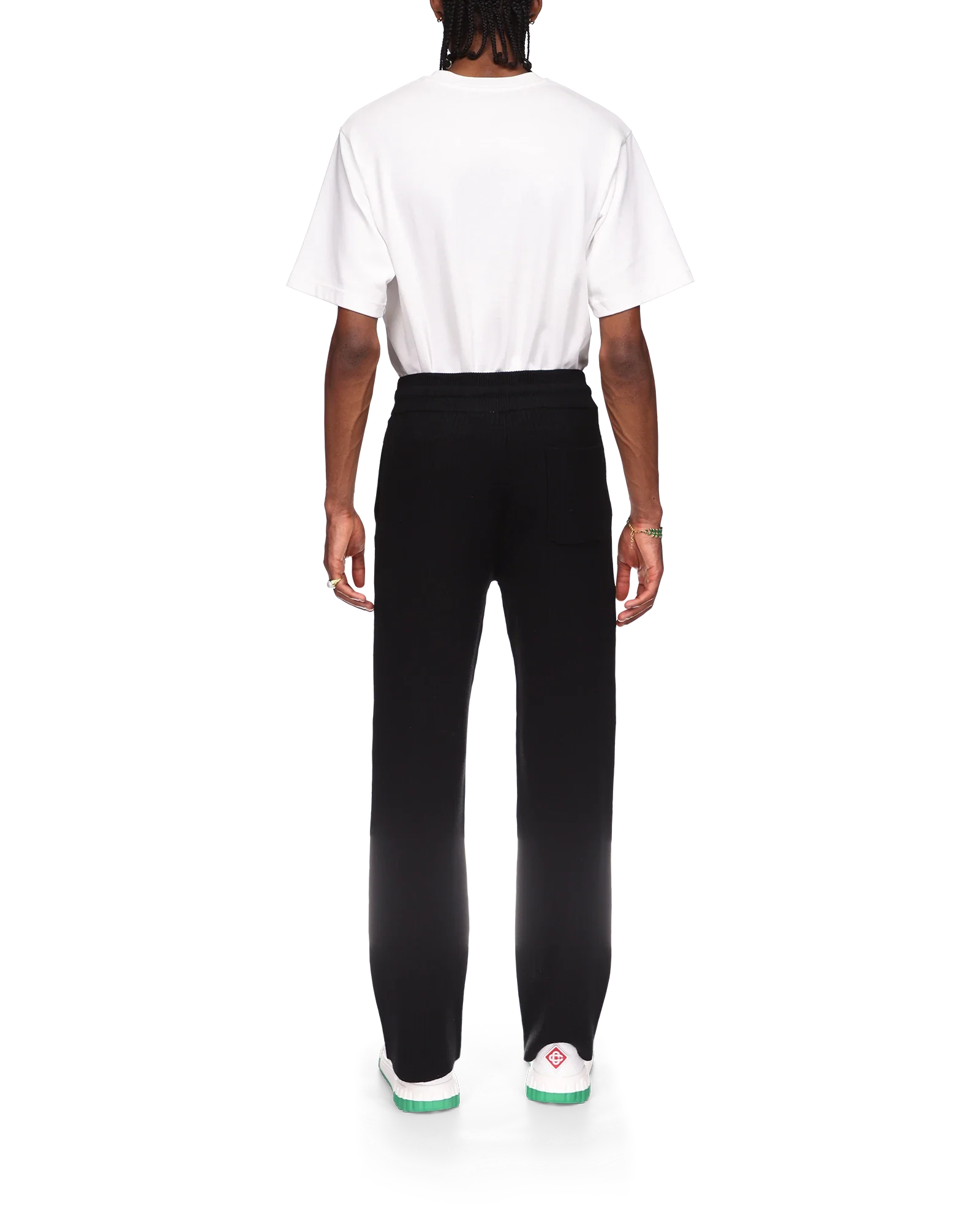 Rib Effect Trousers - 图片 4