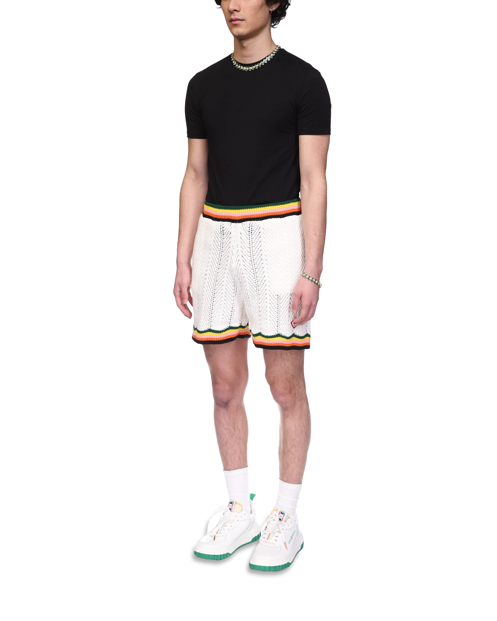 Chevron Lace Shorts - 图片 5