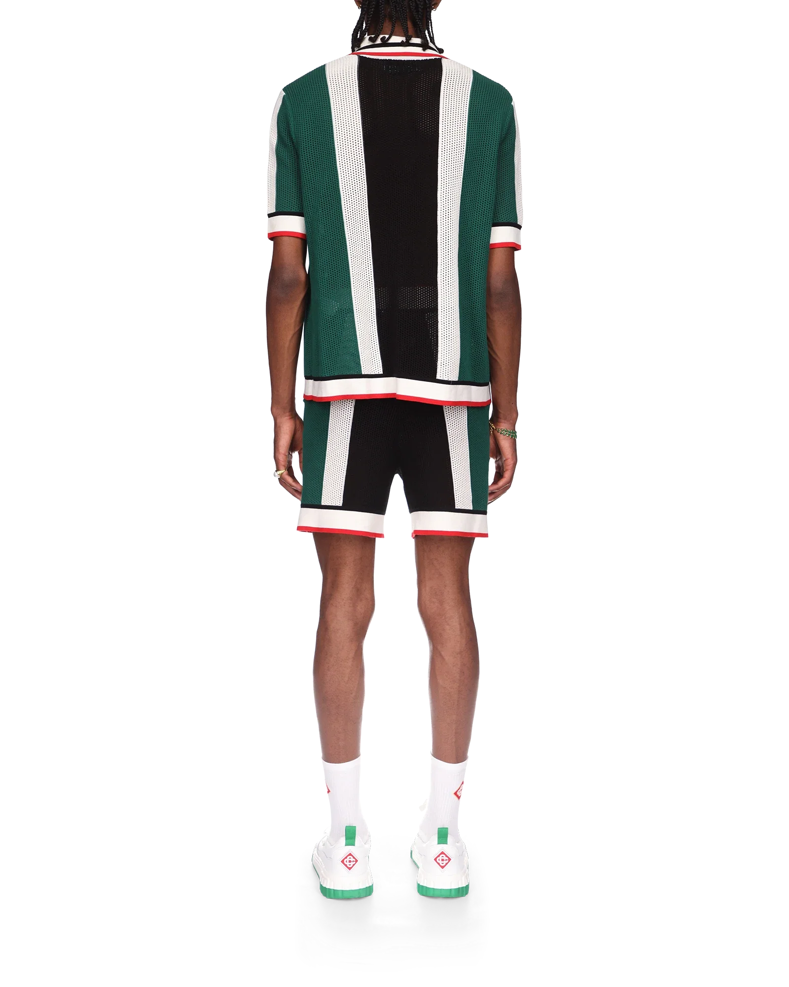 Striped Mesh Shirt - 图片 4