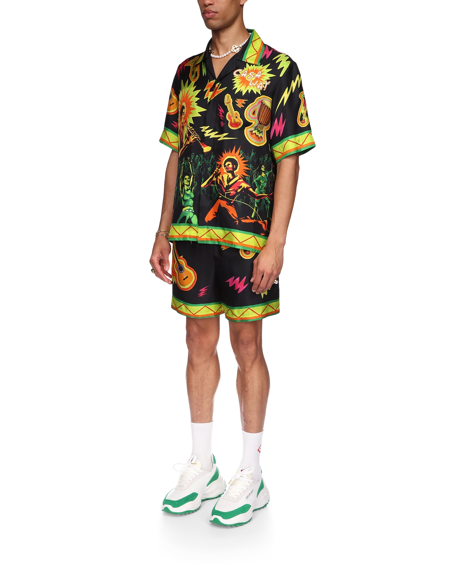 Music For The People Short Sleeve Silk Shirt - 图片 3