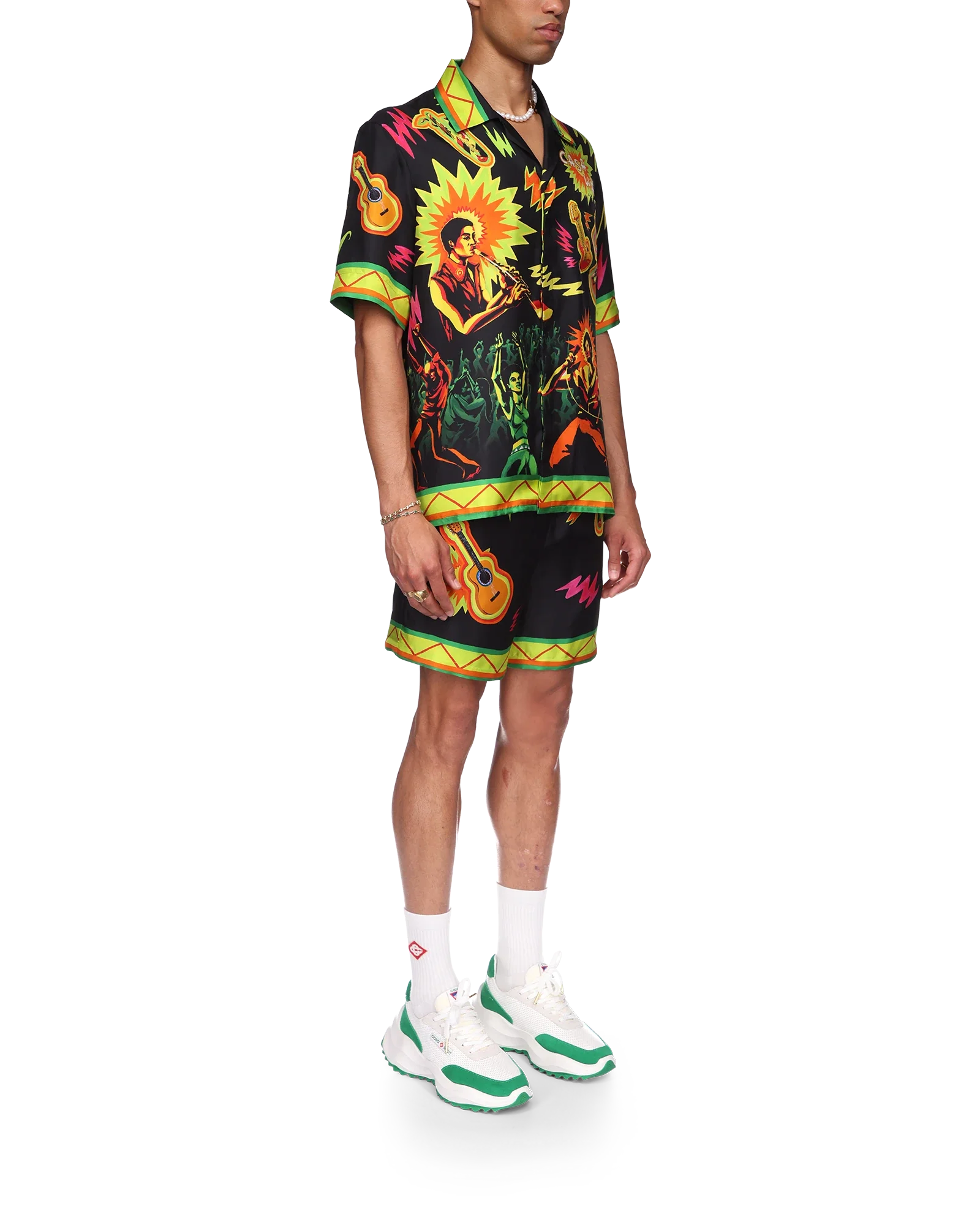 Music For The People Short Sleeve Silk Shirt - 图片 5