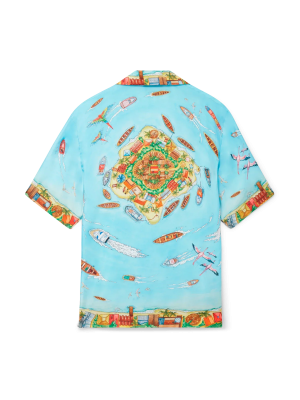 Maison Sur Piloti Short Sleeve Silk Shirt