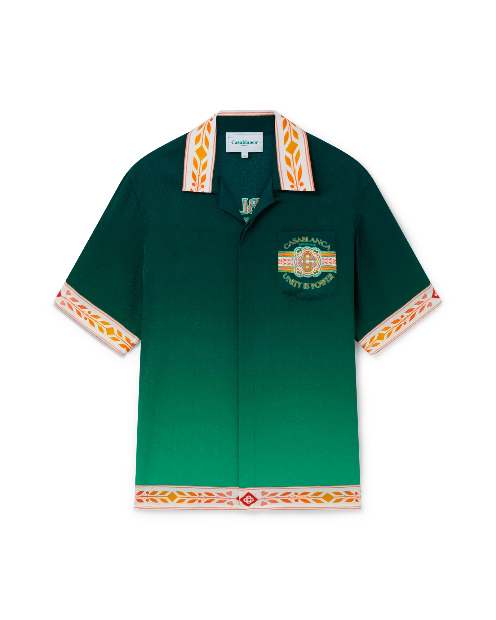 Unity Is Power Short Sleeve Silk Shirt - 图片 6