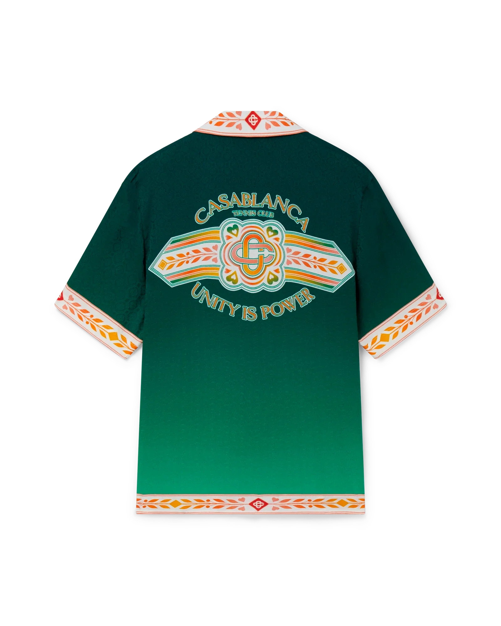 Unity Is Power Short Sleeve Silk Shirt