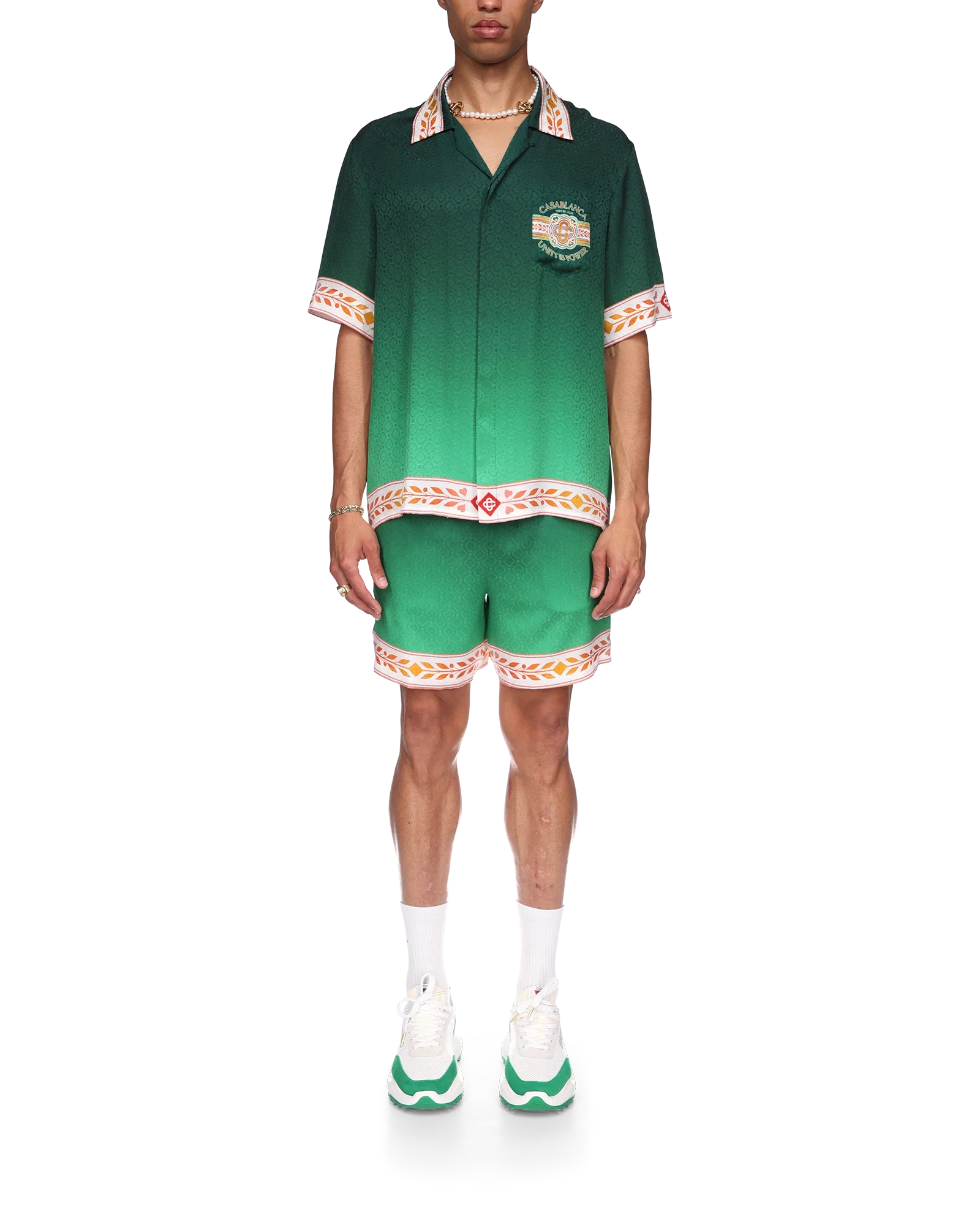 Unity Is Power Short Sleeve Silk Shirt - 图片 4