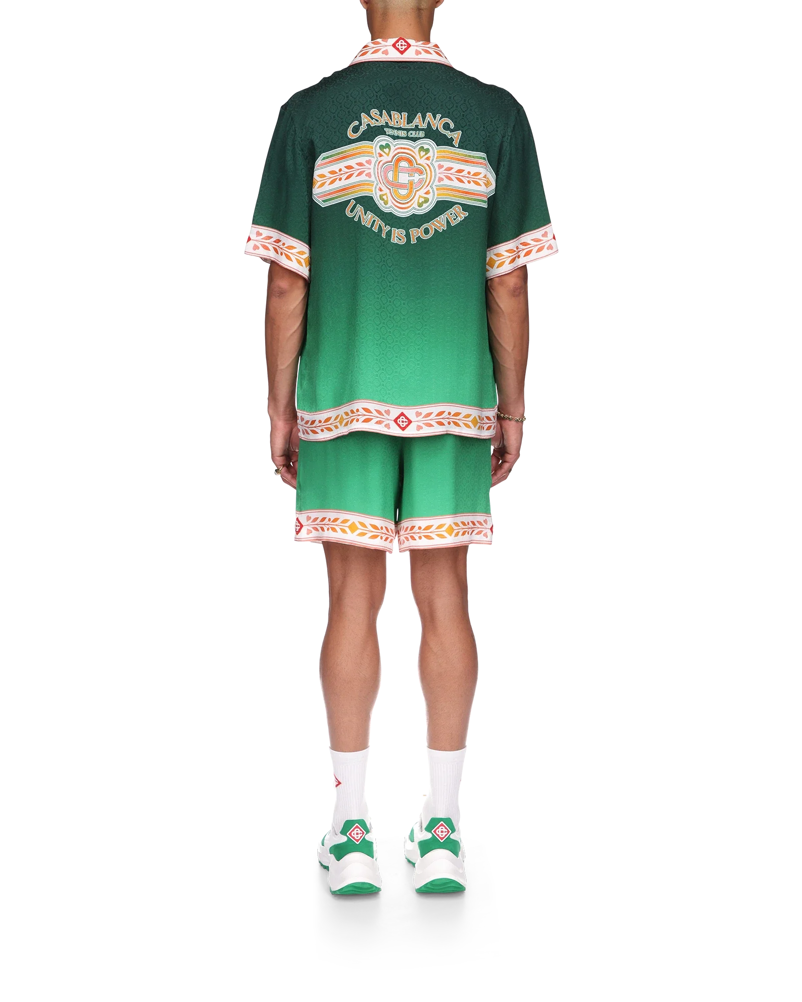 Unity Is Power Short Sleeve Silk Shirt - 图片 2