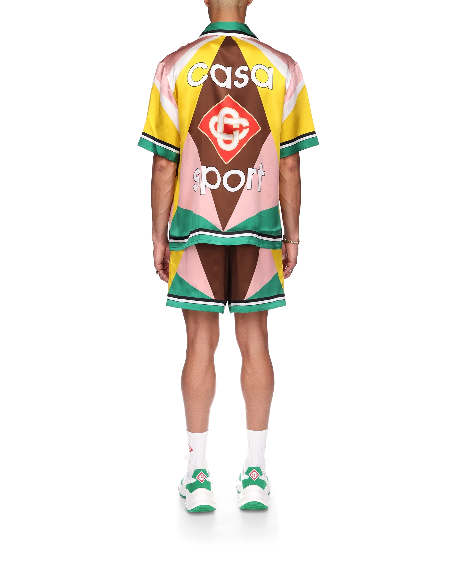 Casa Sport Short Sleeve Silk Shirt - 图片 2