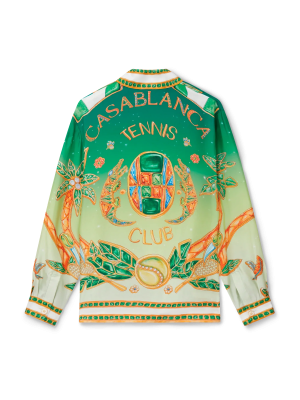 Joyaux D'Afrique Long Sleeve Silk Shirt