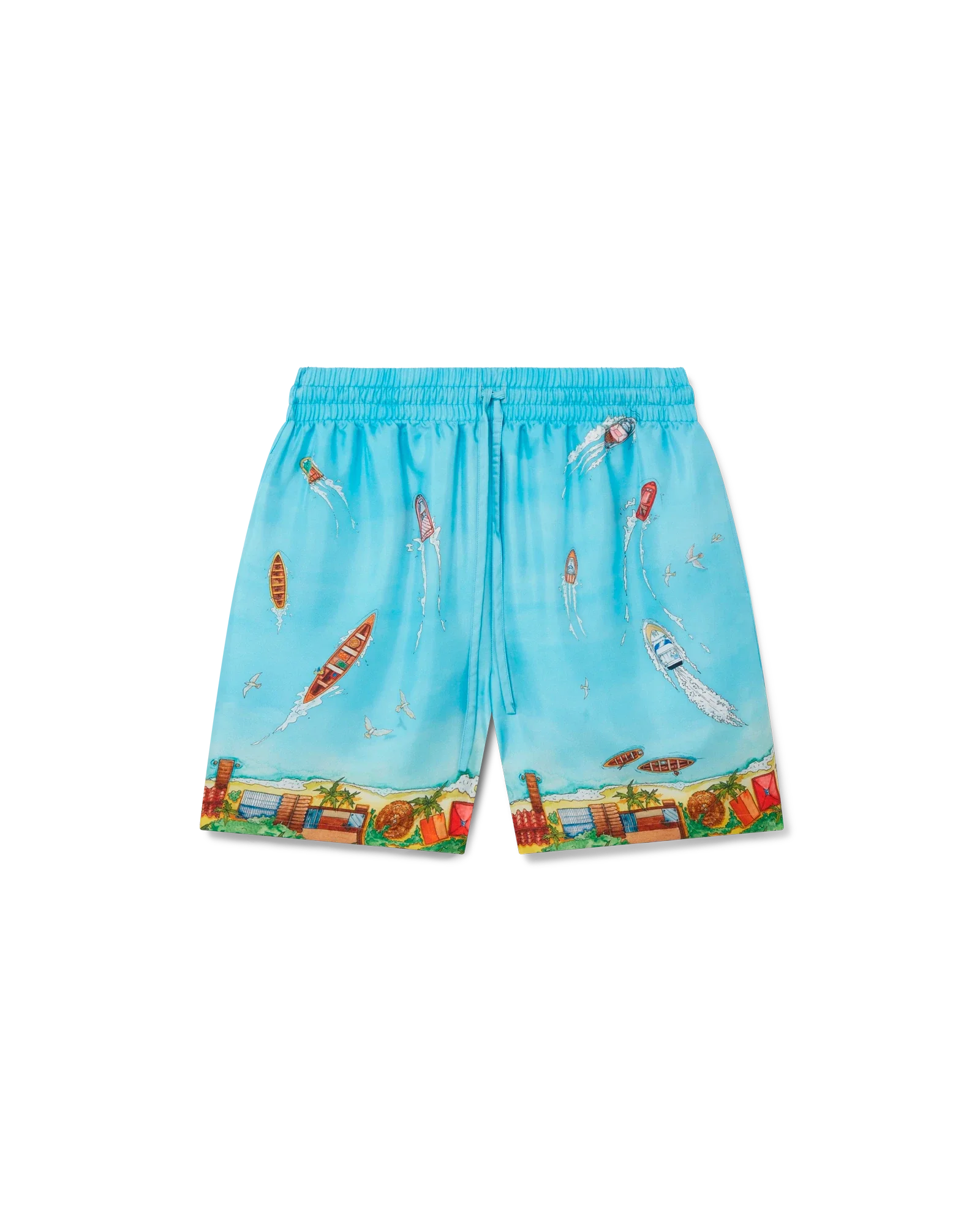 Maison Sur Piloti Silk Shorts