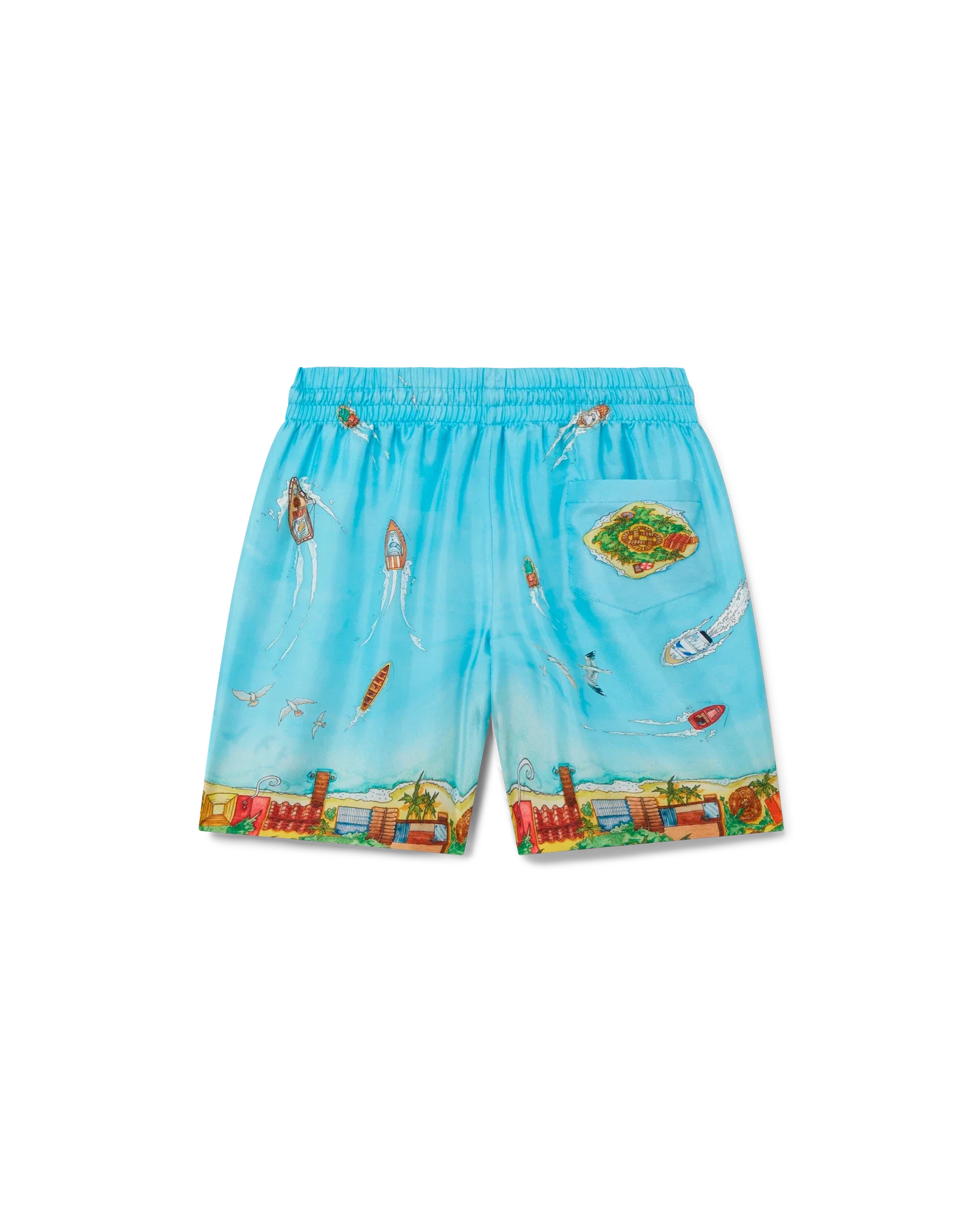 Maison Sur Piloti Silk Shorts - 图片 2