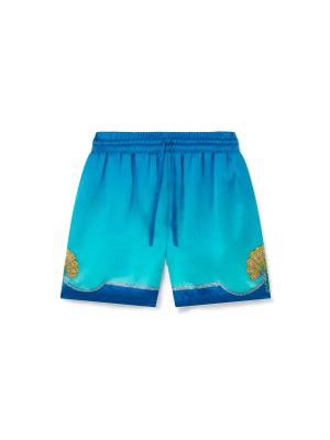 Coquillage Coloré Silk Shorts