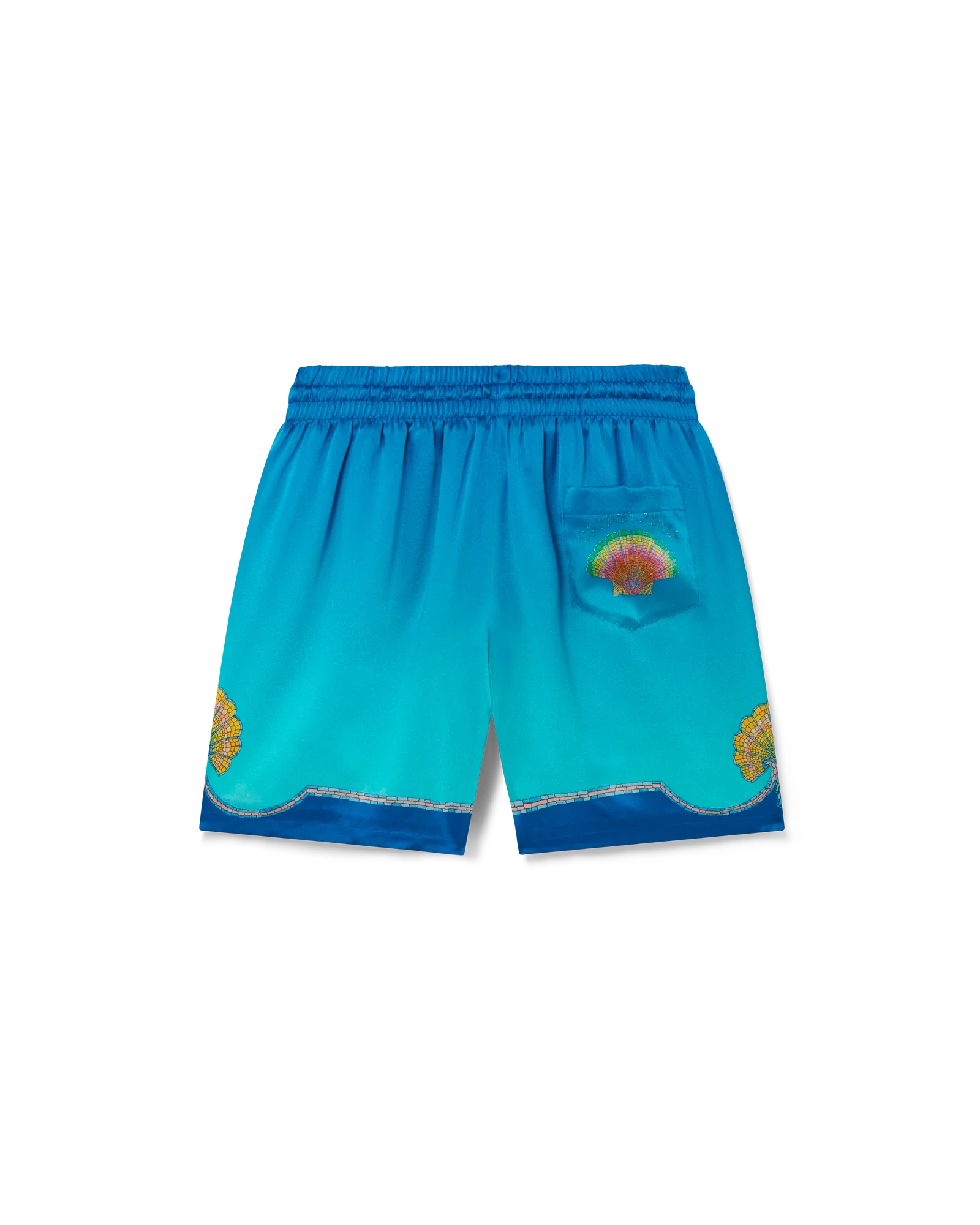 Coquillage Coloré Silk Shorts - 图片 2