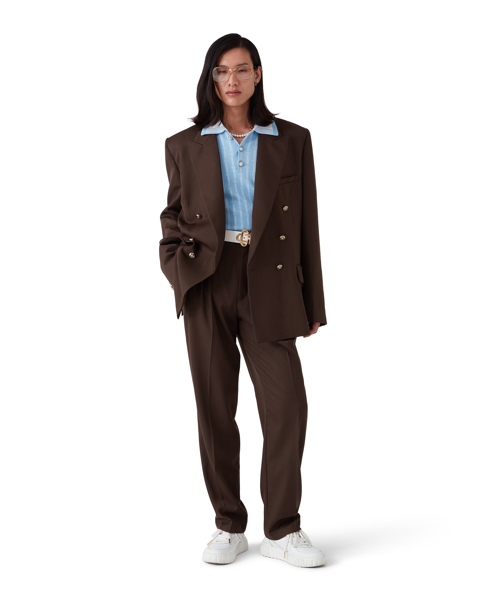 Wool Double Breasted Jacket - 图片 2