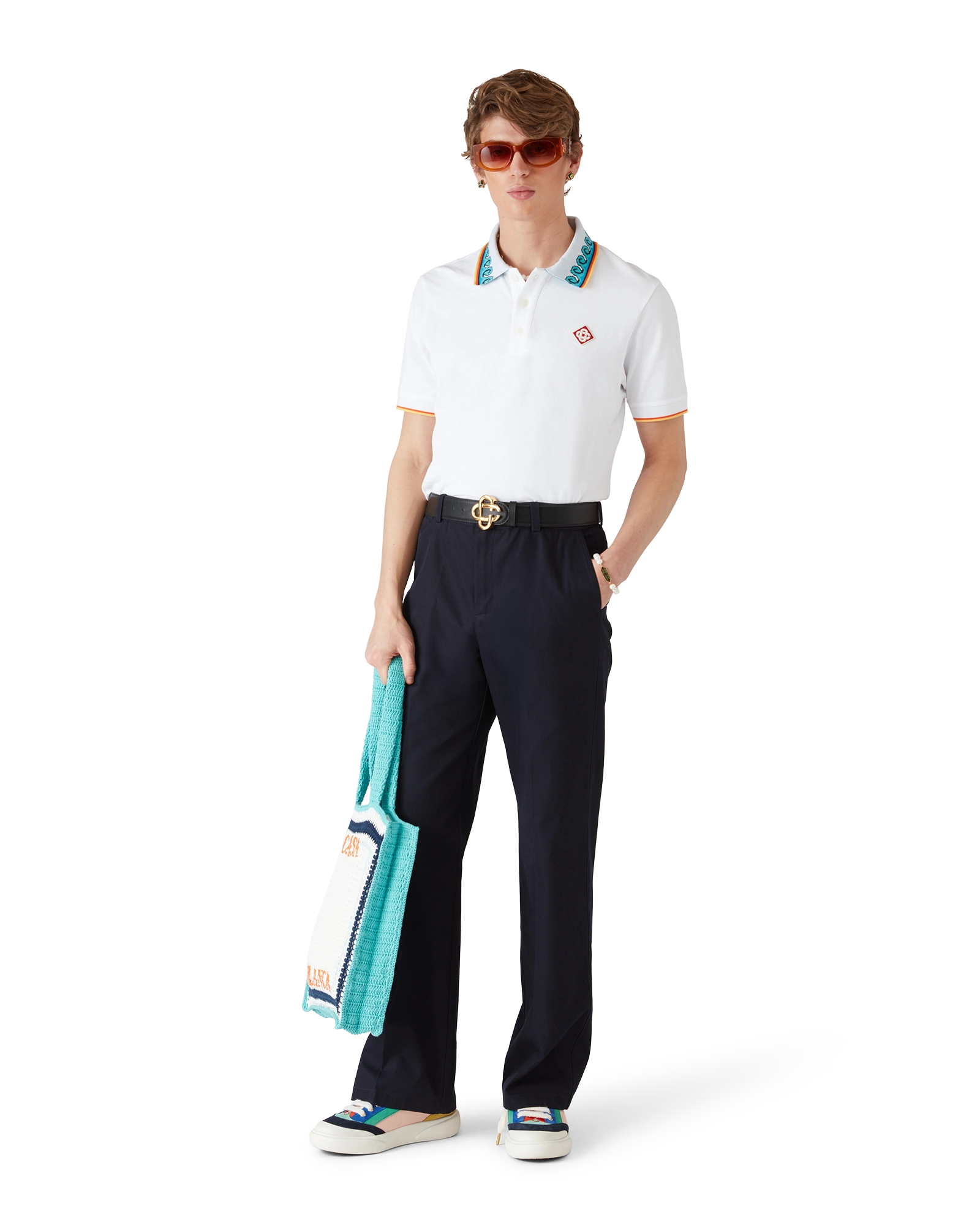 Greco Wave Polo Shirt - 图片 2