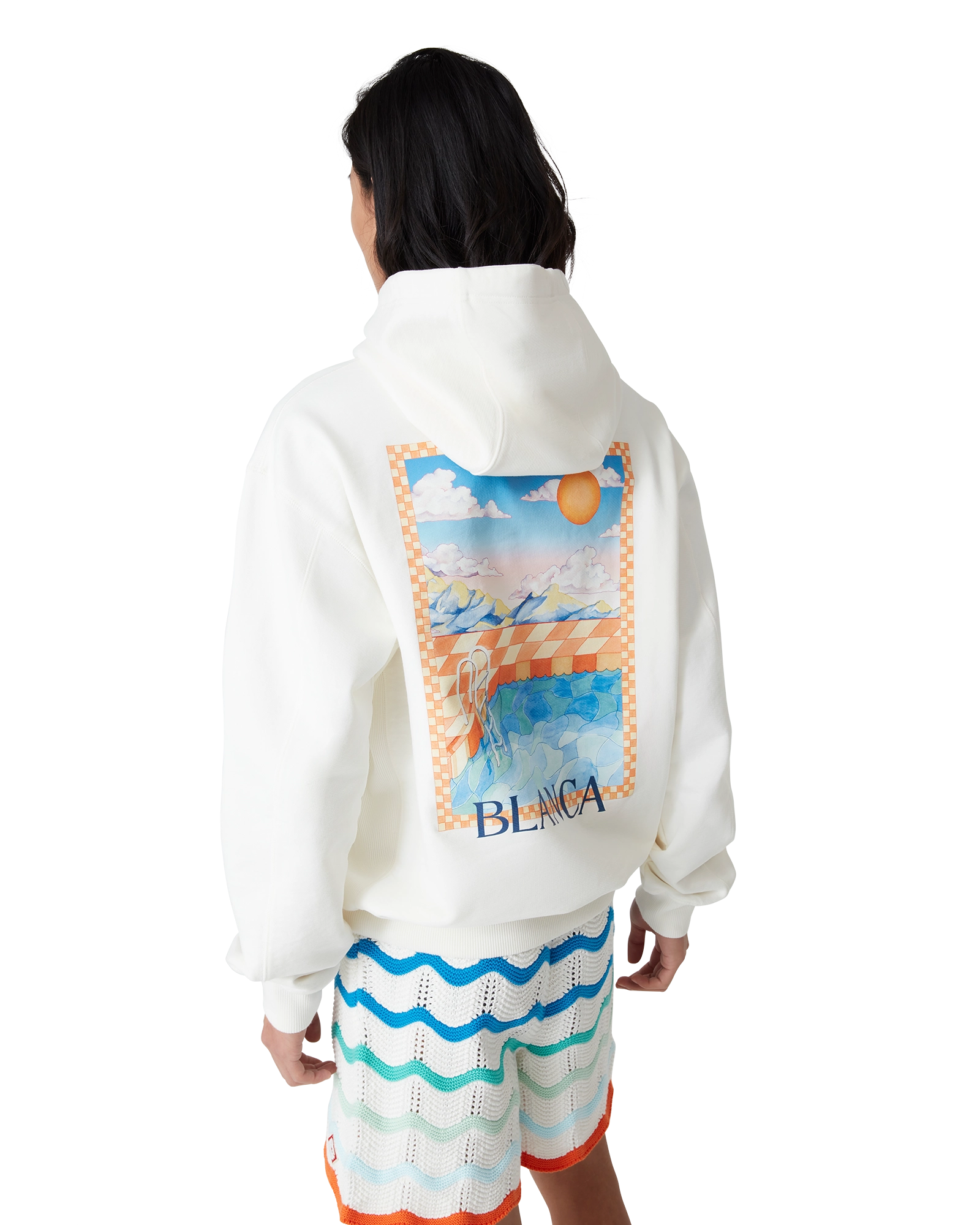 Surreal Pool Hooded Sweatshirt - 图片 4