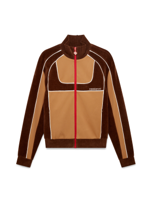 Chenille Panelled Track Jacket