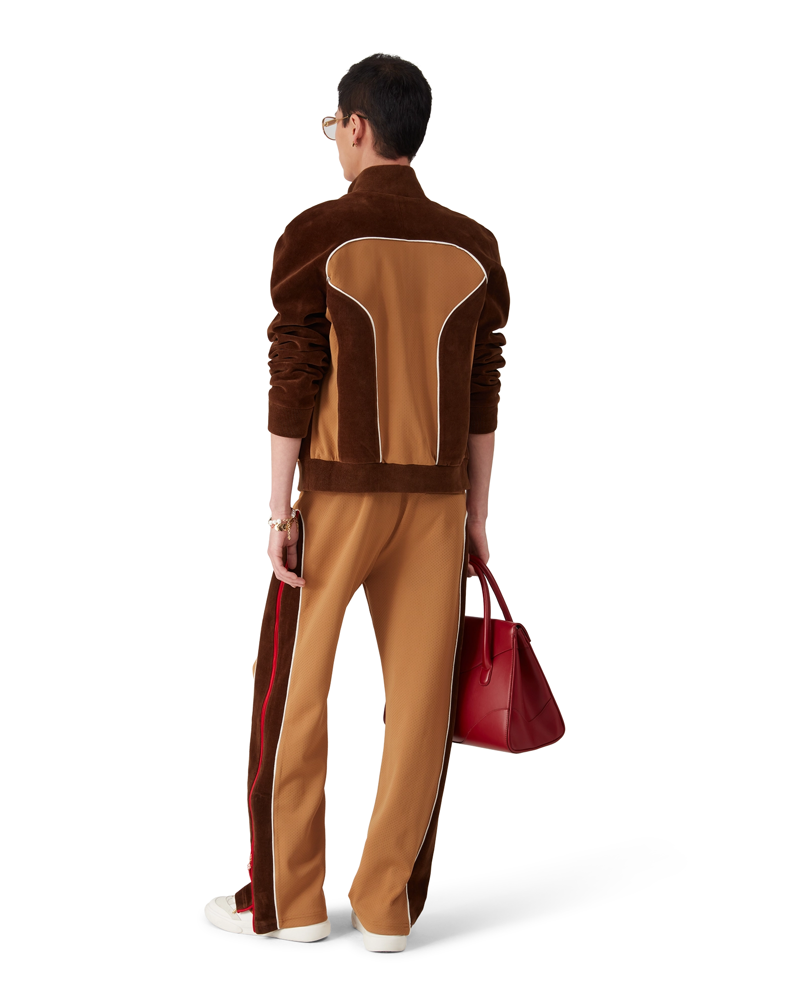 Chenille Panelled Track Jacket - 图片 5