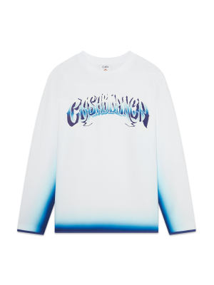 Blue Fade Long Sleeve T-Shirt
