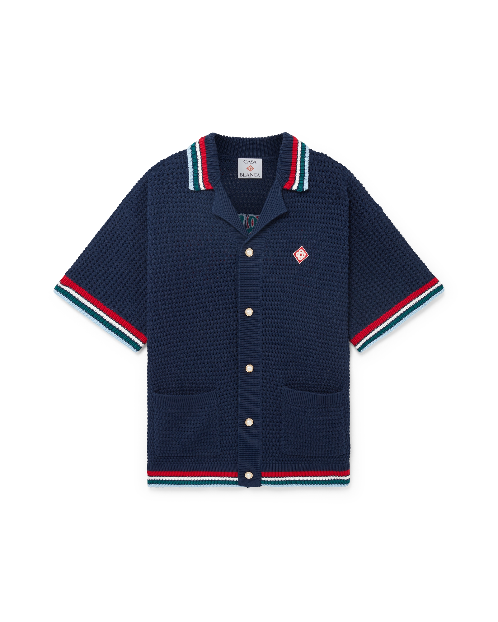 Gothic Short Sleeve Crochet Shirt - 图片 6