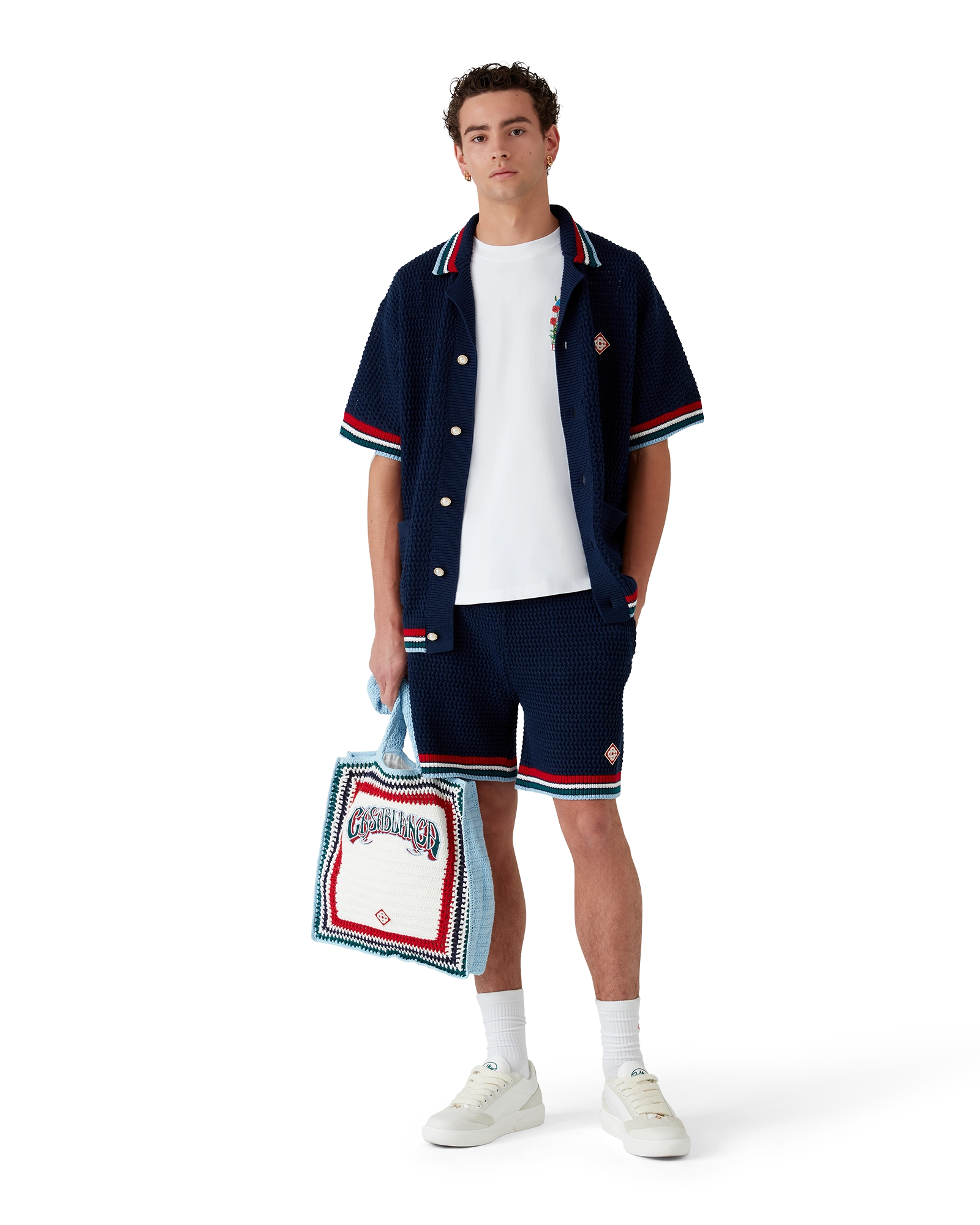 Gothic Short Sleeve Crochet Shirt - 图片 2