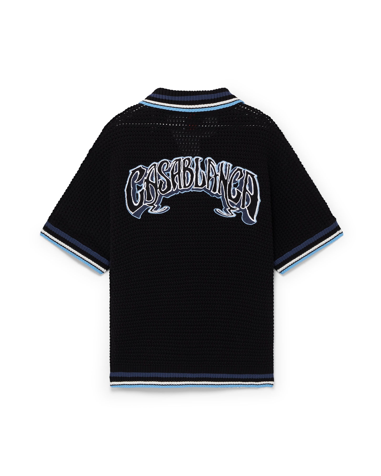 Gothic Short Sleeve Crochet Shirt