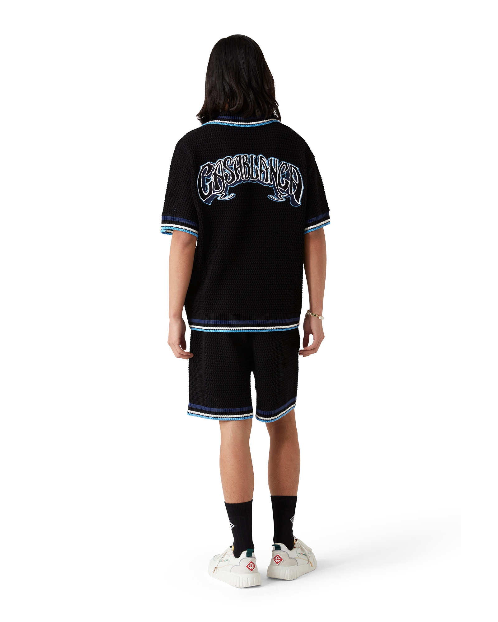 Gothic Short Sleeve Crochet Shirt - 图片 2