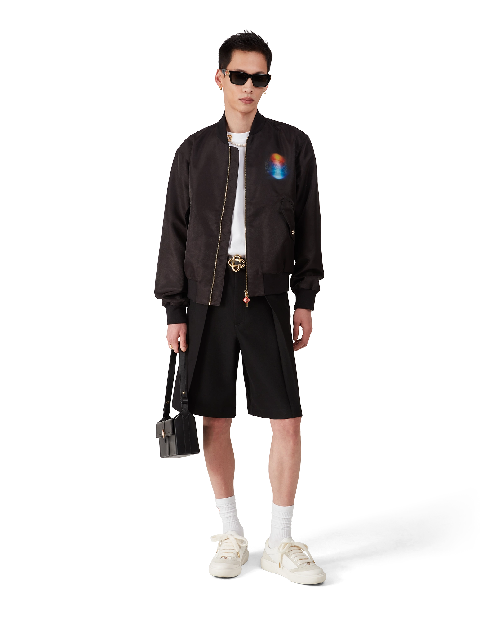 Organza Gradient Bomber Jacket - 图片 2