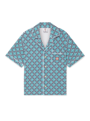 Monogram Short Sleeve Towelling Shirt