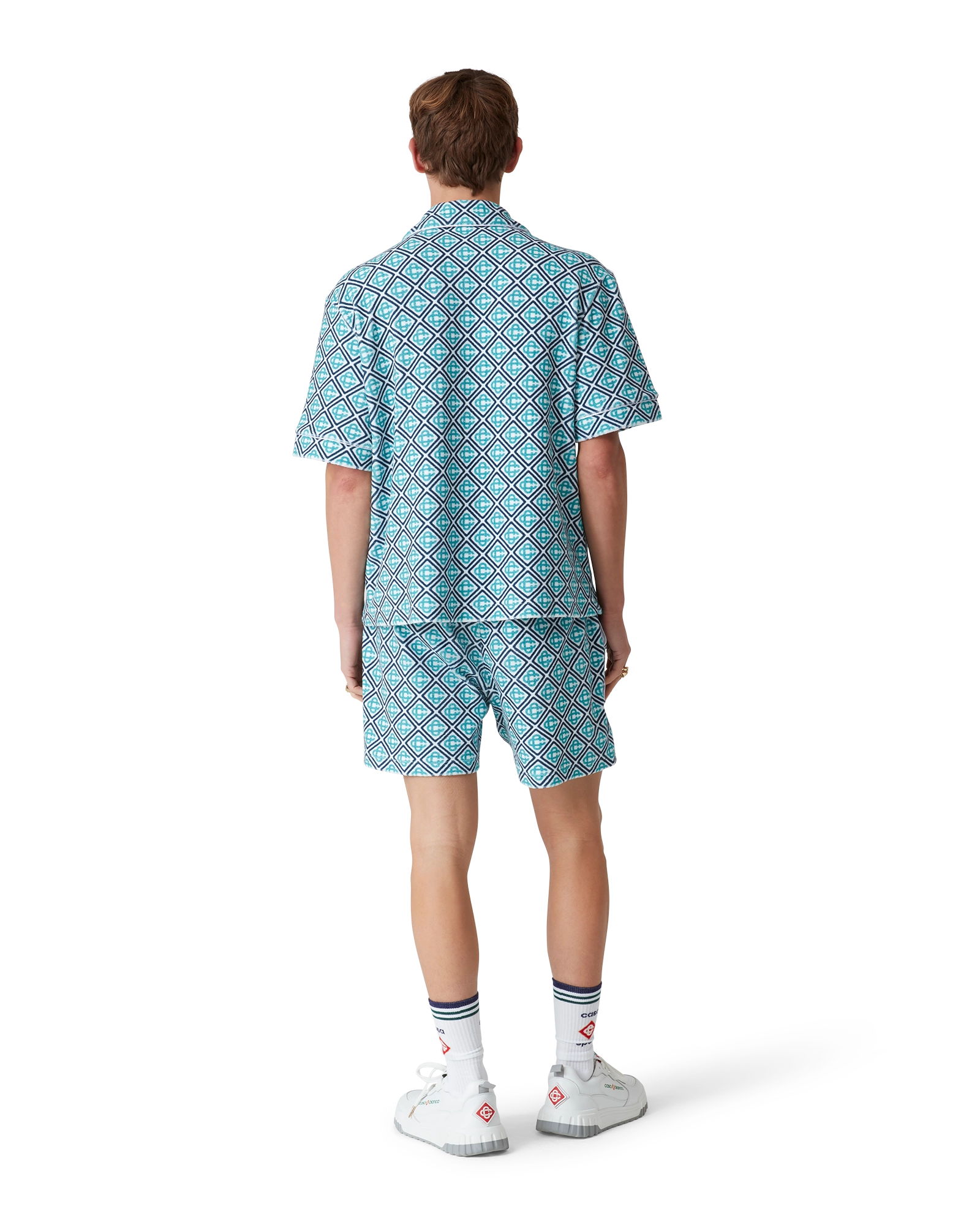 Monogram Short Sleeve Towelling Shirt - 图片 3