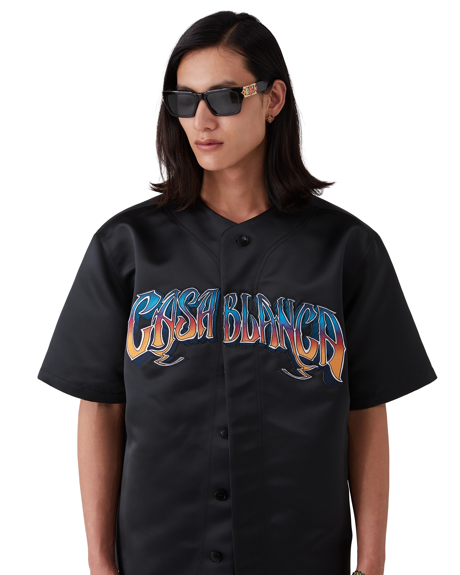 Gothic Baseball Short Sleeve Shirt - 图片 5