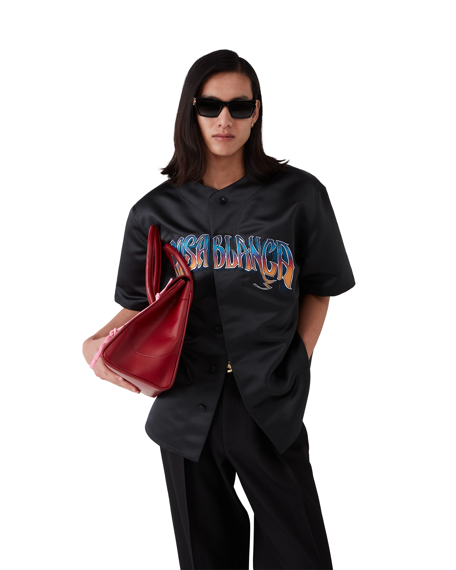 Gothic Baseball Short Sleeve Shirt - 图片 4