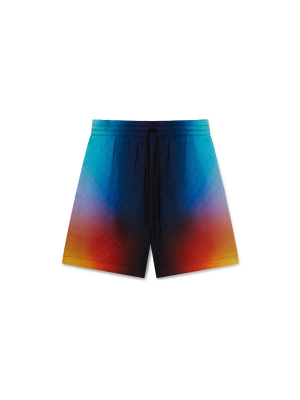 Gradient Silk Shorts