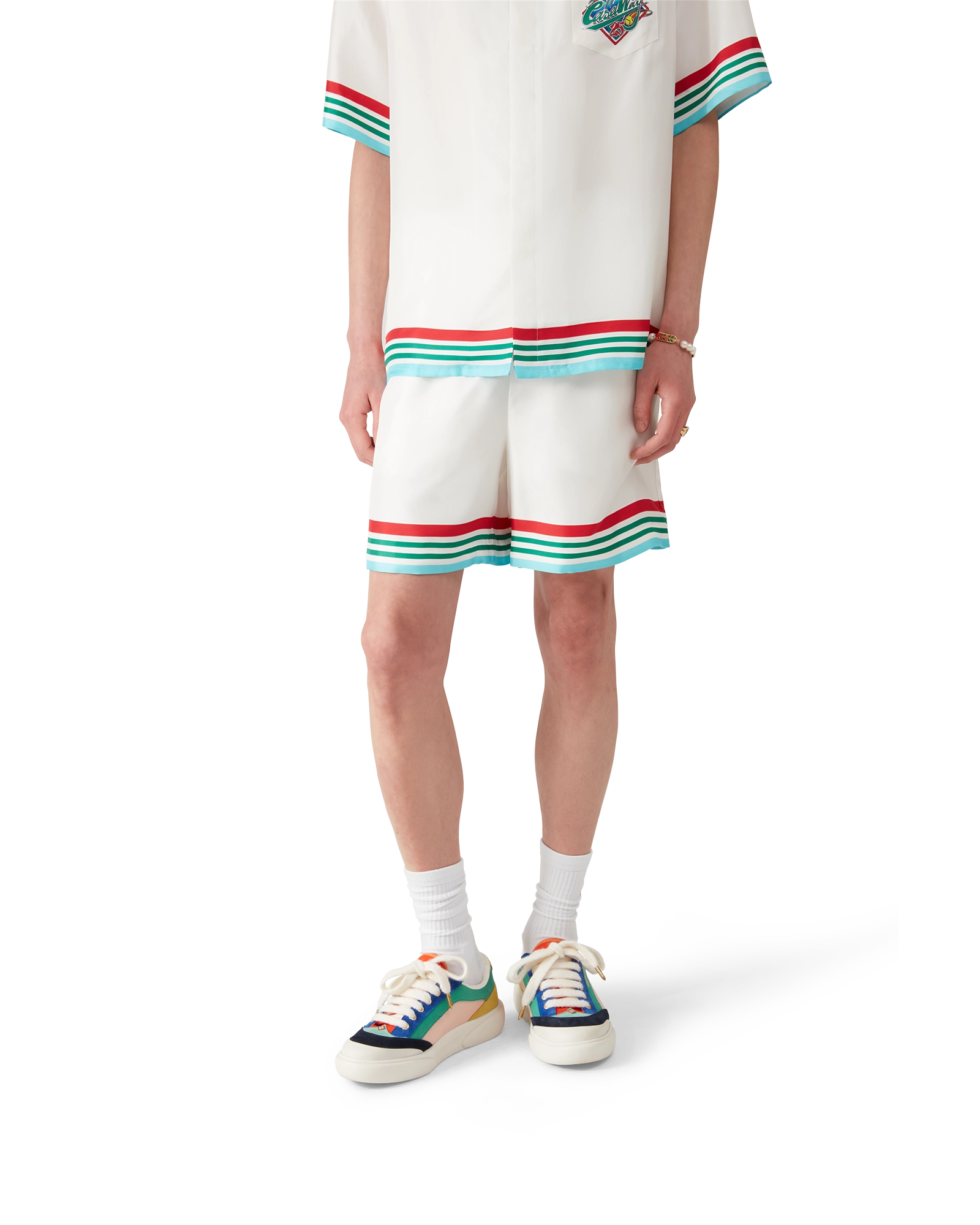 Casa Way World Series Silk Shorts - 图片 3