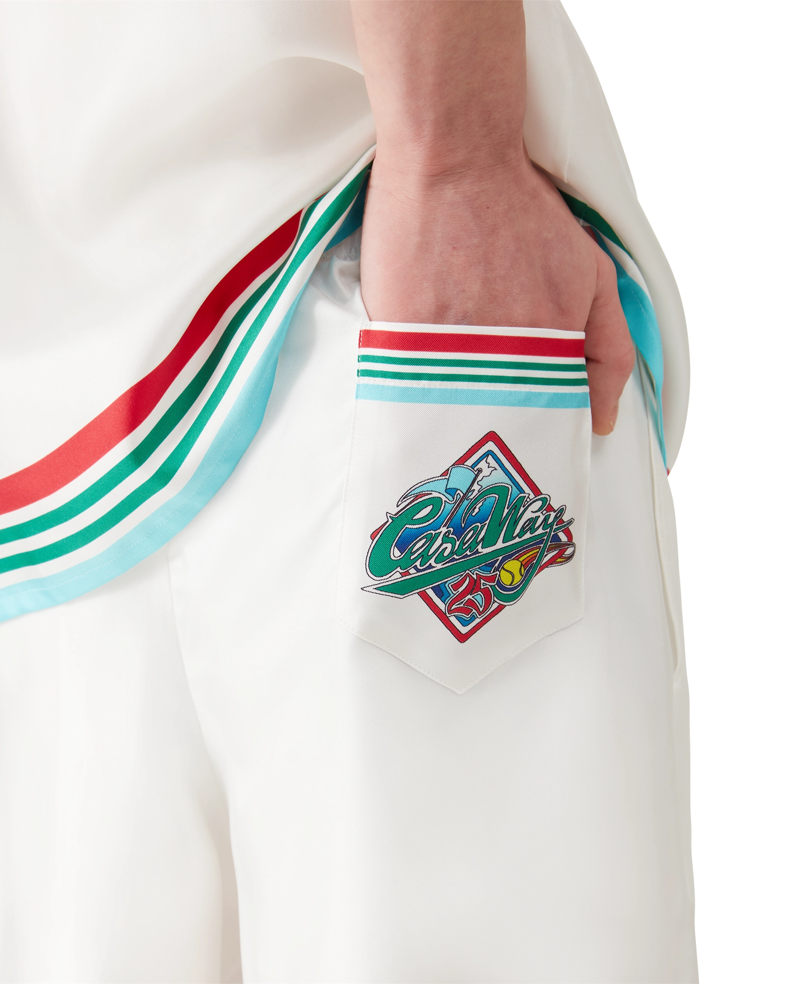 Casa Way World Series Silk Shorts - 图片 4