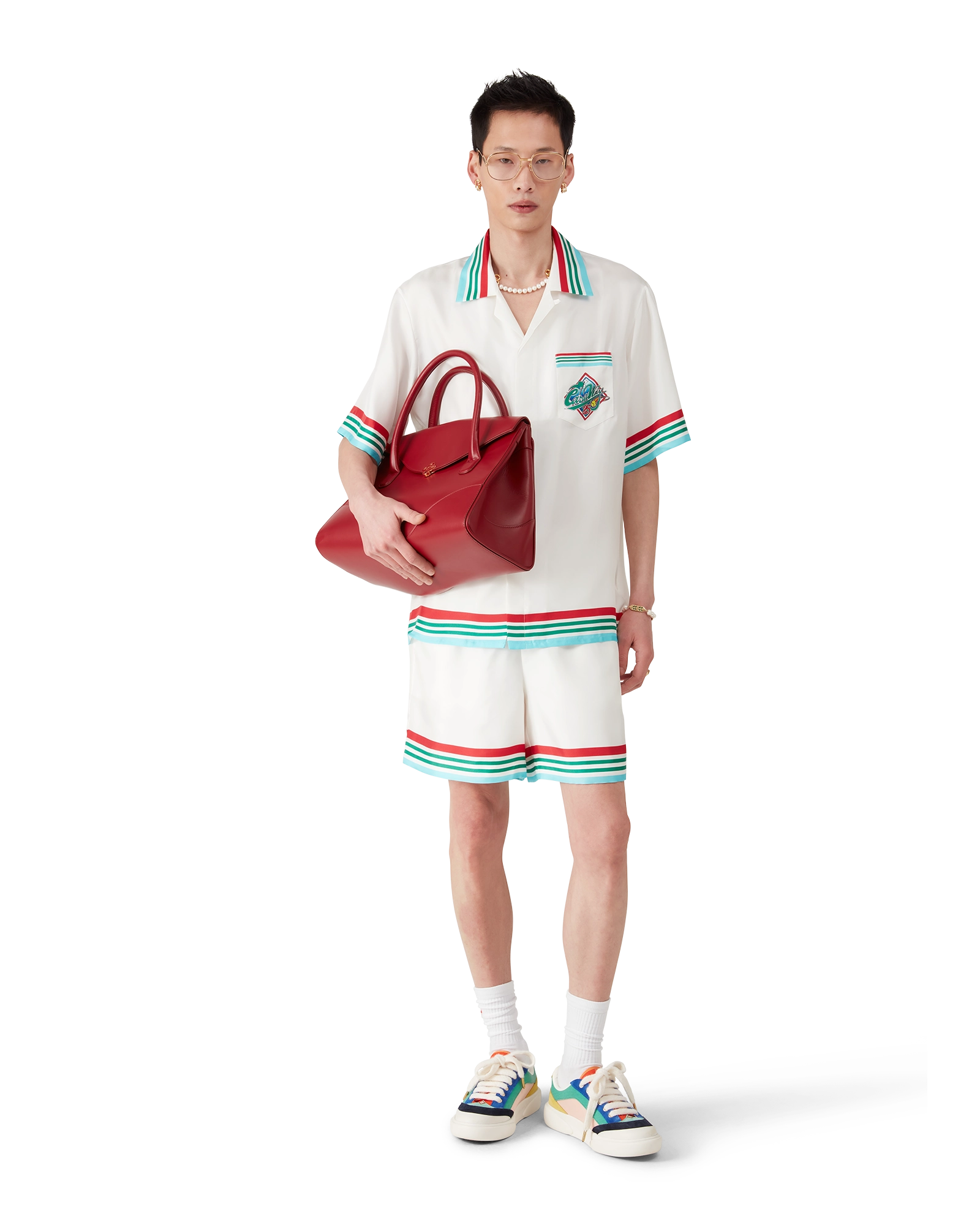 Casa Way World Series Silk Shorts - 图片 2