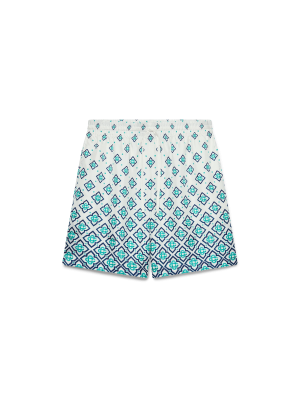 Gradient Monogram Silk Shorts