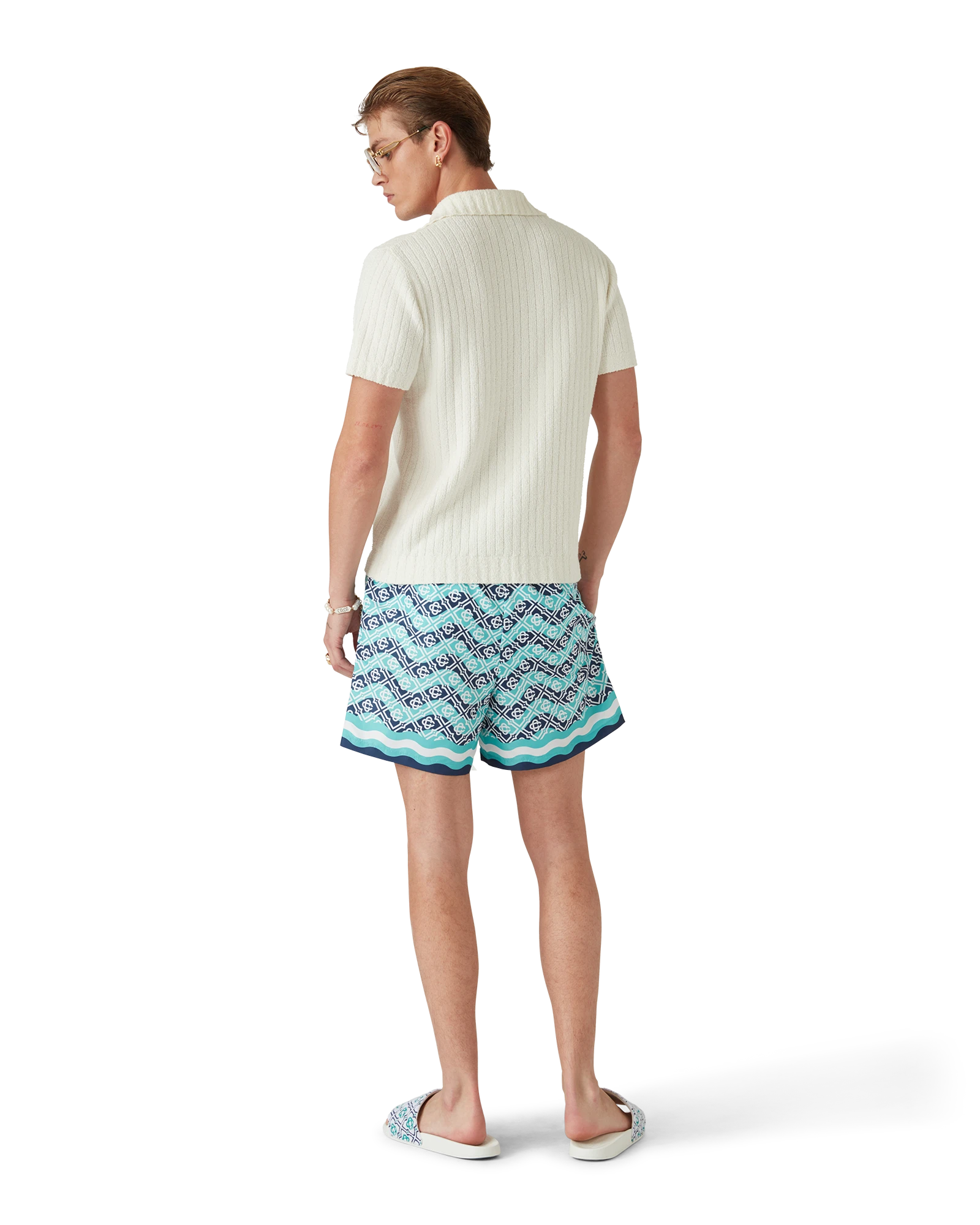 Monogram Wave Swim Shorts - 图片 5