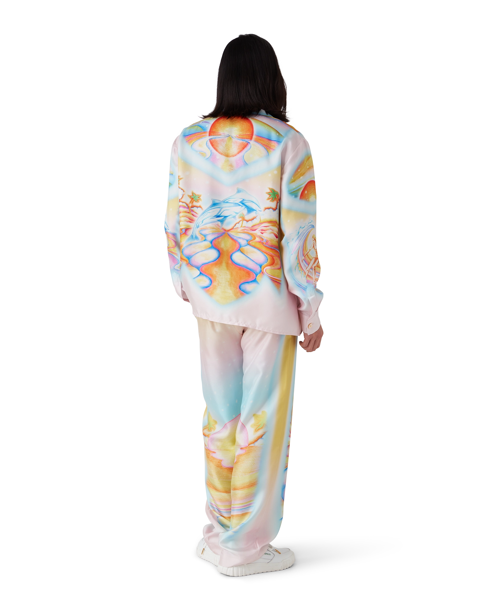 Psychedelic Nirvana Silk Trousers - 图片 3