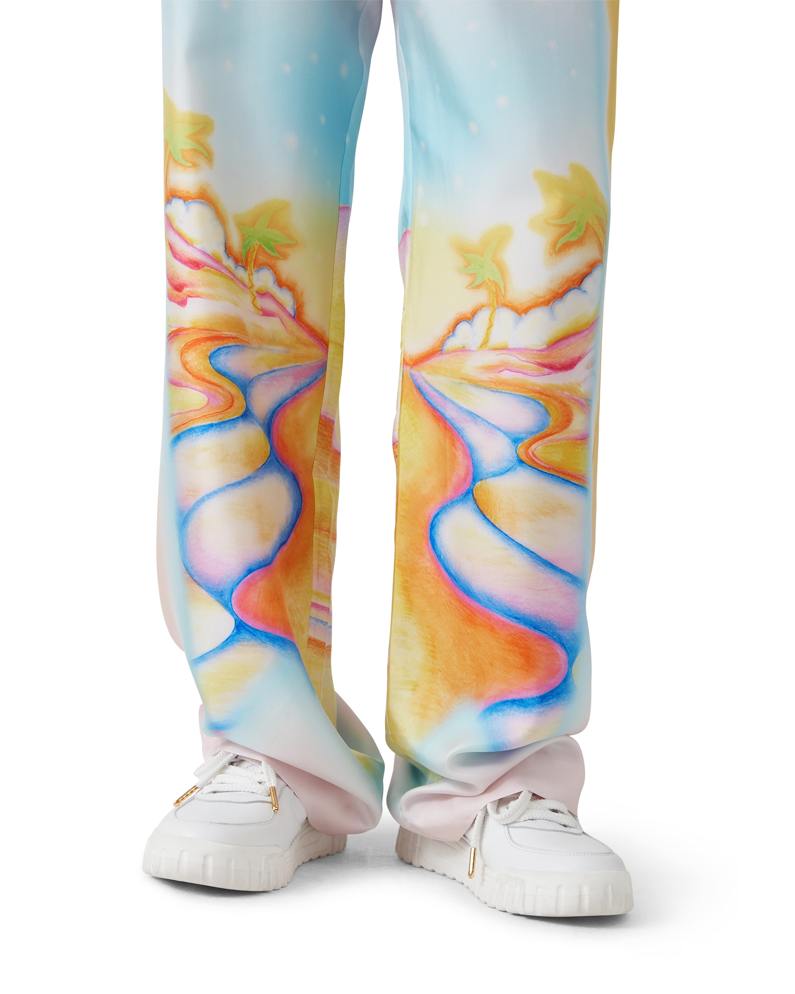 Psychedelic Nirvana Silk Trousers - 图片 5