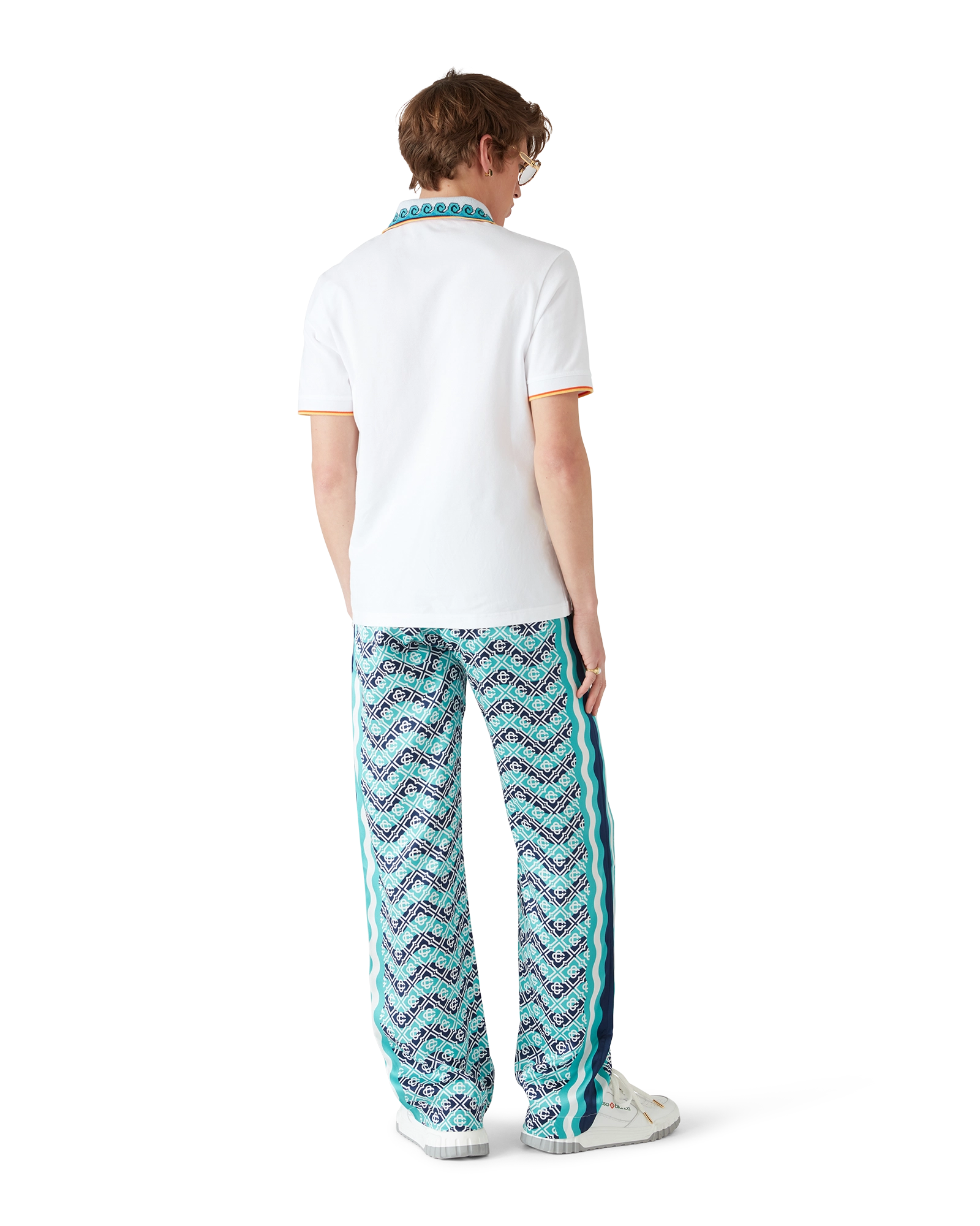 Monogram Wave Silk Trousers - 图片 3