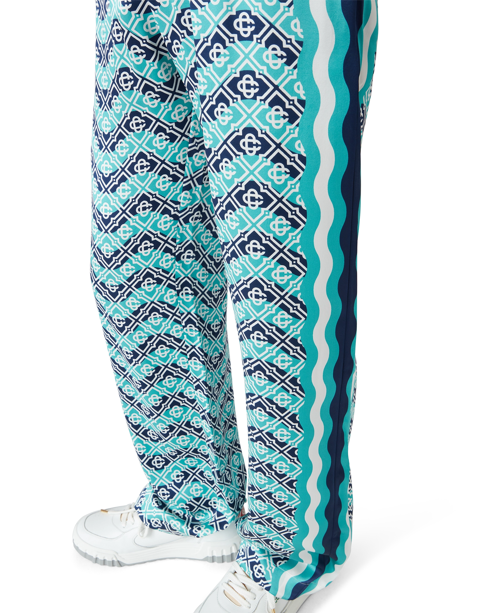 Monogram Wave Silk Trousers - 图片 5