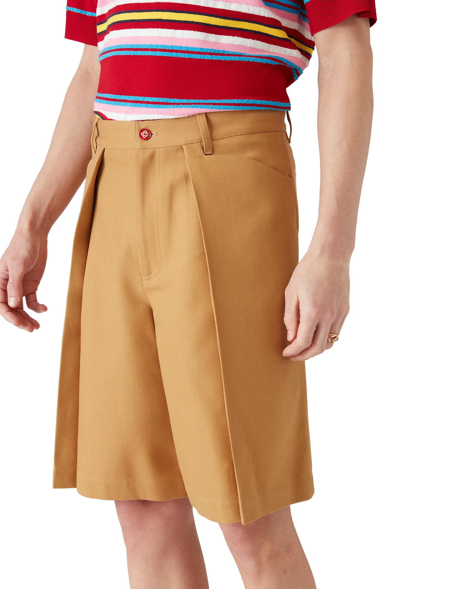 Wool Pleated Shorts - 图片 3