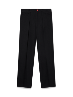 Pleated Chino Trousers